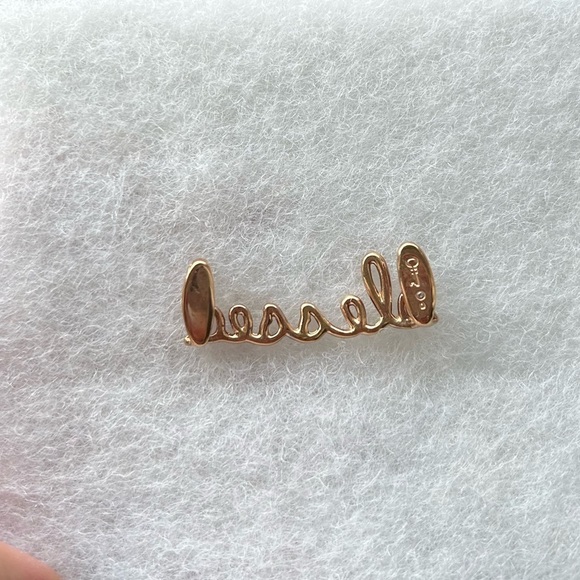 4/$20 Stella & dot Keep Collective script word “blessed” charm in rose gold - Picture 8 of 8